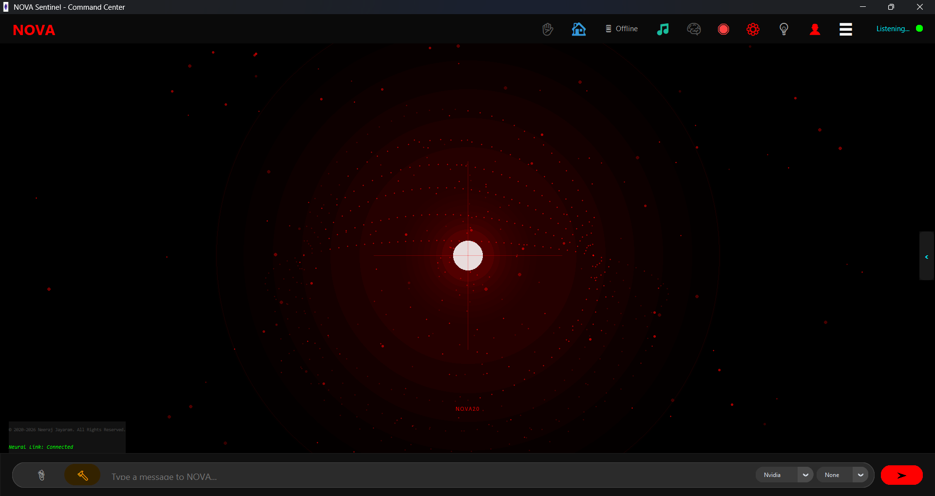 Theme 4 — Single 3D Holographic Orb